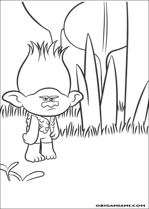 Trolls coloring page (27)