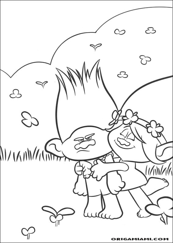 Trolls coloring page (28)