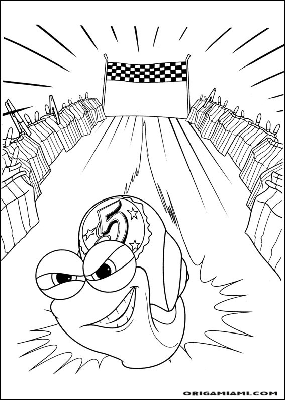 Turbo coloring page (11)