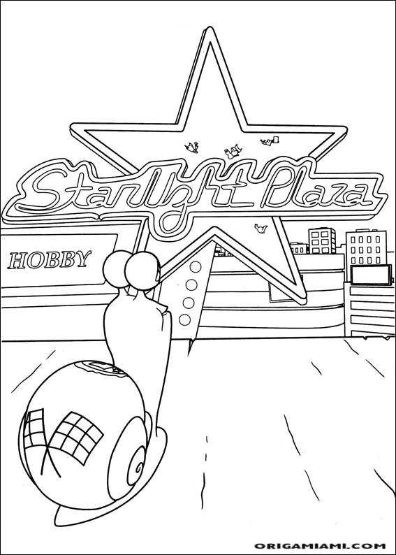 Turbo coloring page (15)