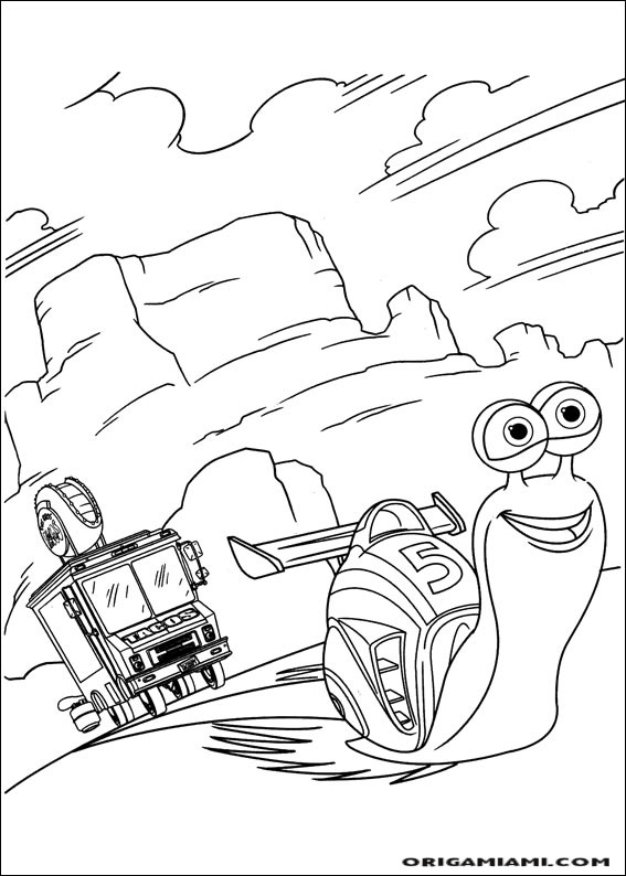 Turbo coloring page (20)