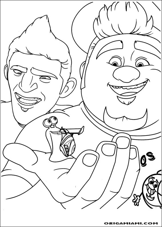 Turbo coloring page (22)