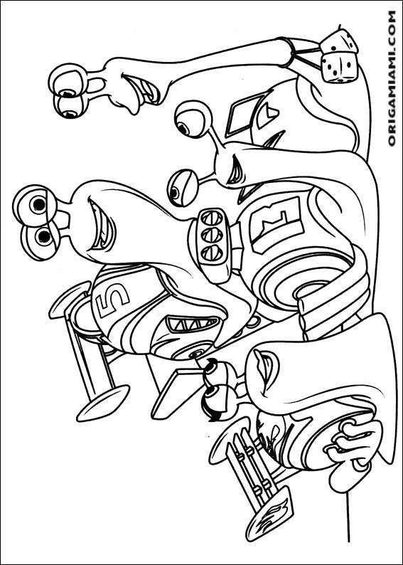 Turbo coloring page (24)