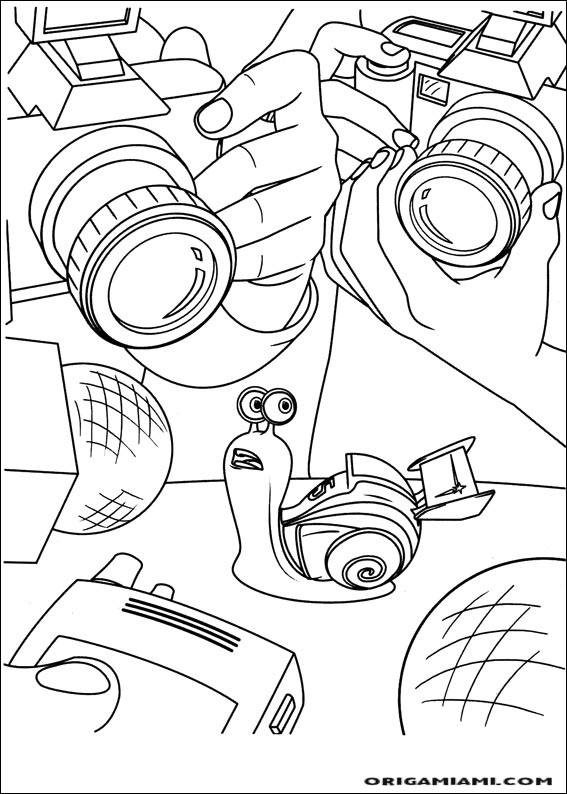 Turbo coloring page (26)