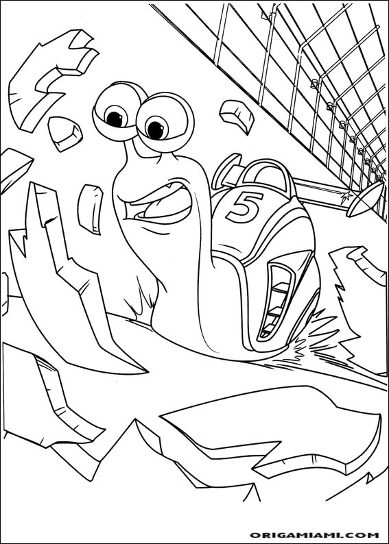 Turbo coloring page (29)