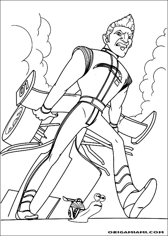 Turbo coloring page (32)