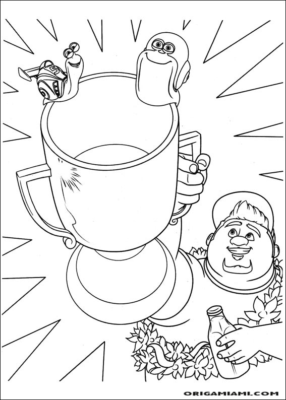 Turbo coloring page (33)