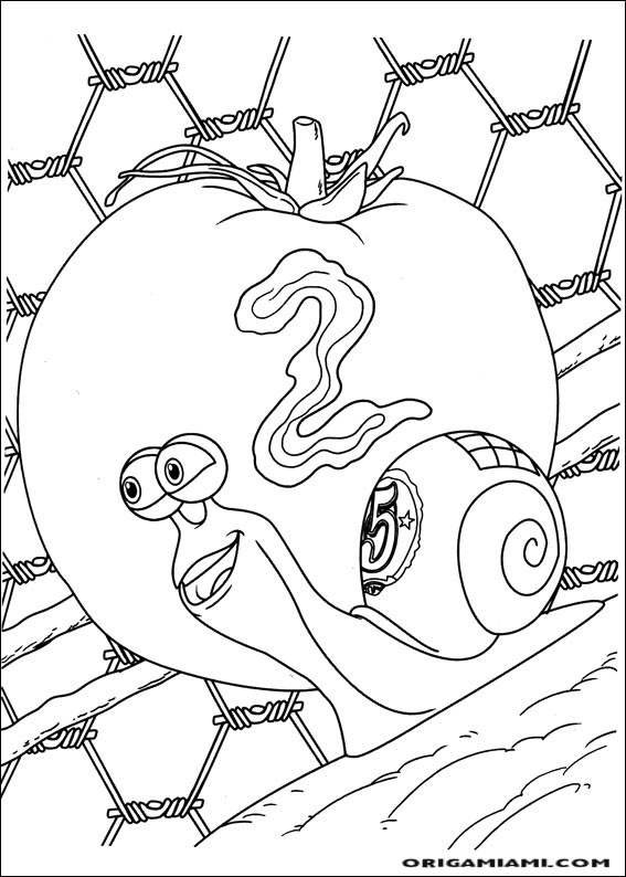 Turbo coloring page (4)