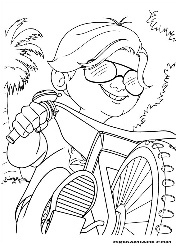 Turbo coloring page (5)