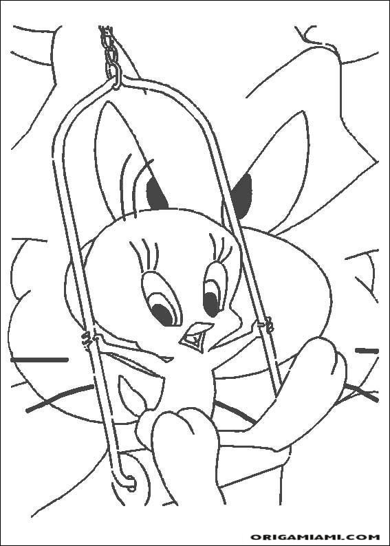 Tweety coloring page (1)