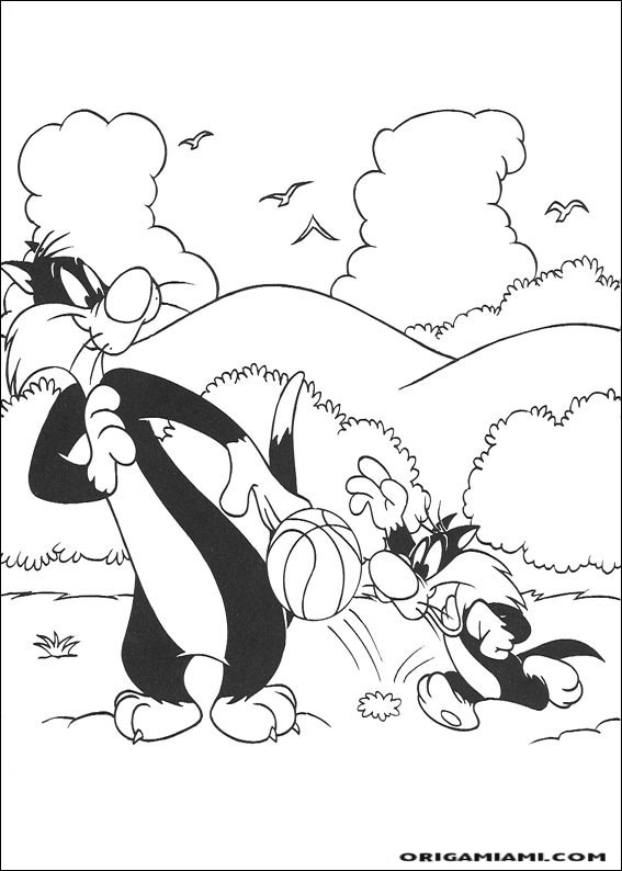 Tweety coloring page (10)