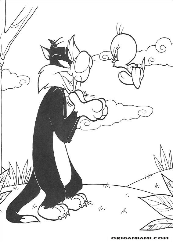 Tweety coloring page (12)