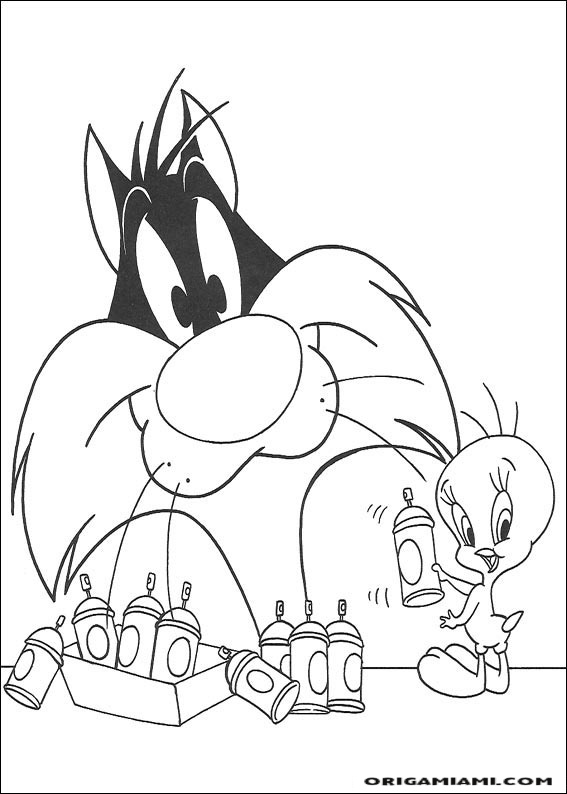 Tweety coloring page (14)