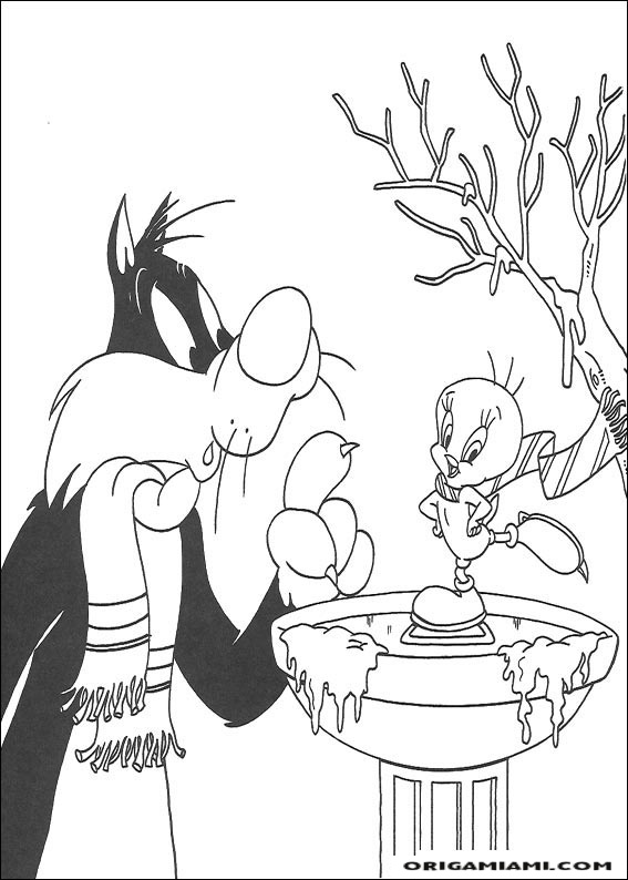 Tweety coloring page (15)