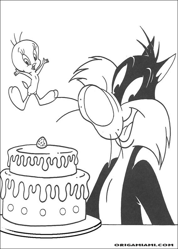 Tweety coloring page (17)