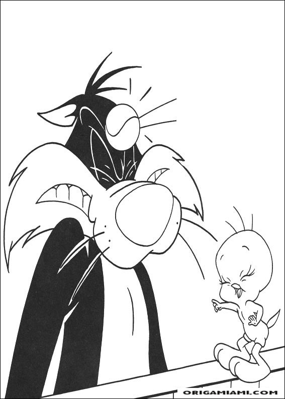 Tweety coloring page (20)