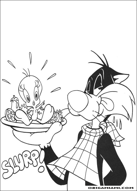 Tweety coloring page (21)