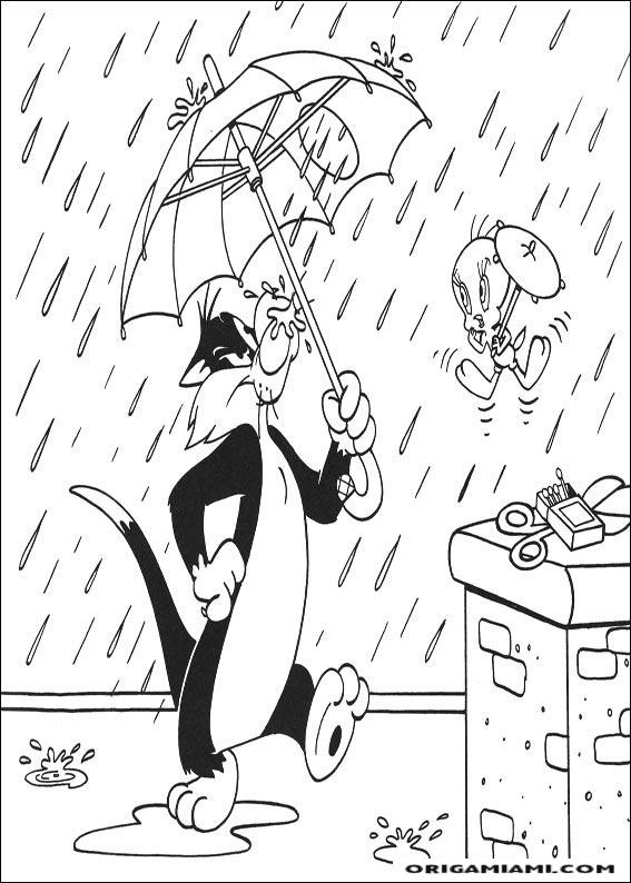 Tweety coloring page (25)