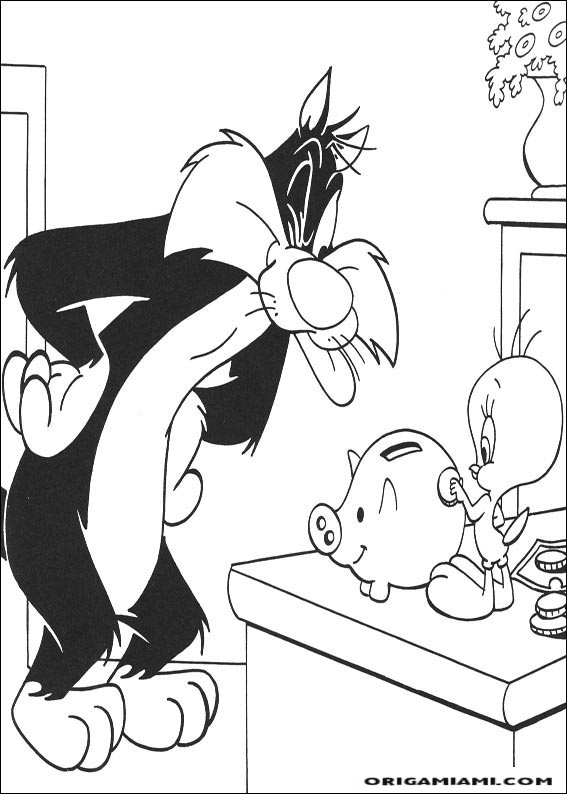 Tweety coloring page (26)