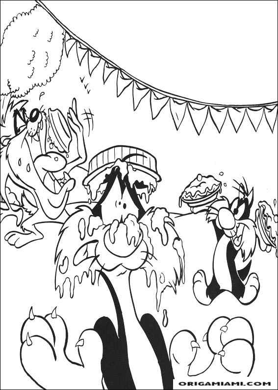 Tweety coloring page (28)