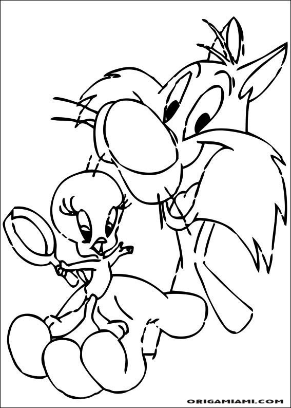 Tweety coloring page (3)