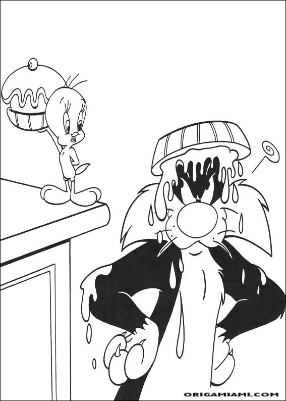 Tweety coloring page (35)