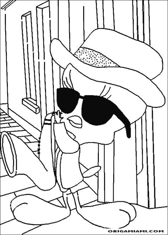 Tweety coloring page (37)