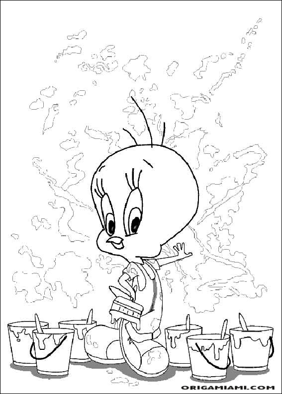 Tweety coloring page (38)