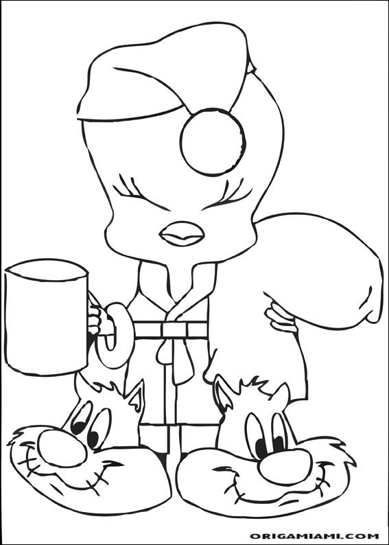 Tweety coloring page (4)