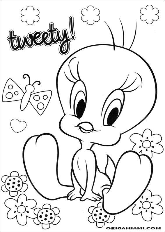 Tweety coloring page (44)