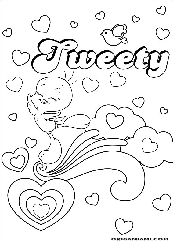 Tweety coloring page (46)