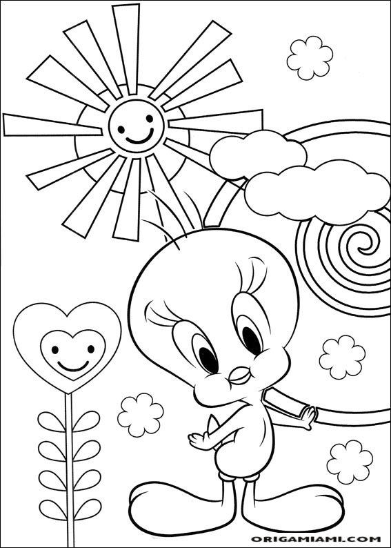 Tweety coloring page (48)