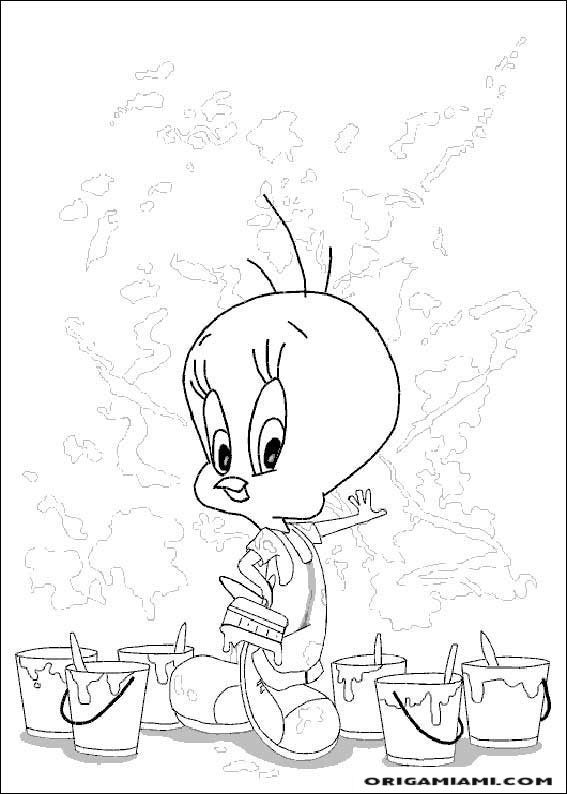 Tweety coloring page (5)