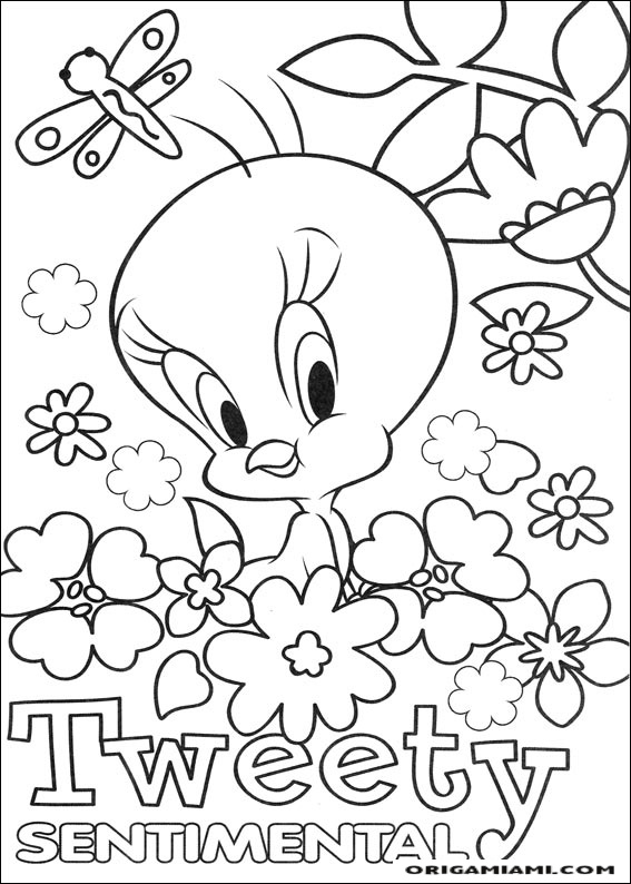 Tweety coloring page (52)