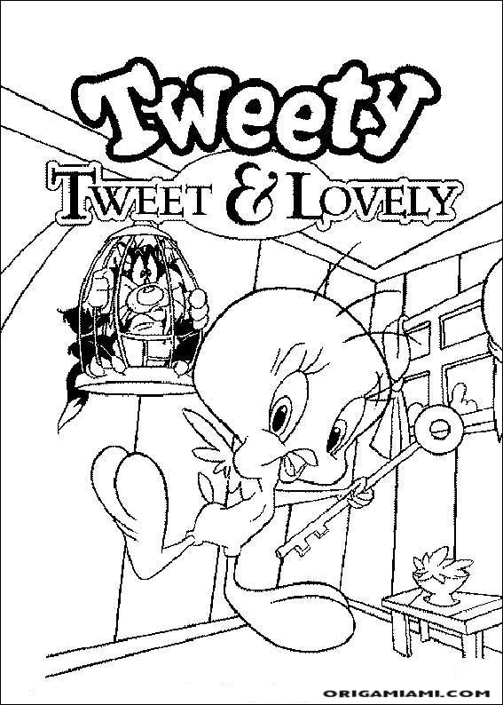 Tweety coloring page (6)