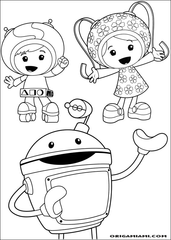 Umizoomi coloring page (1)