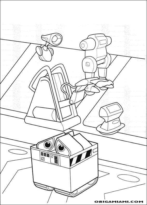 Wall e coloring page (10)