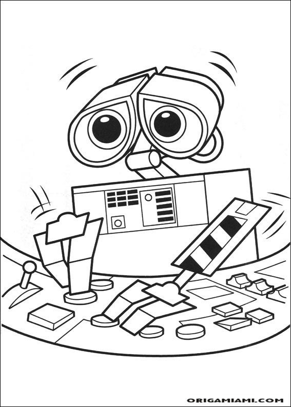 Wall e coloring page (11)