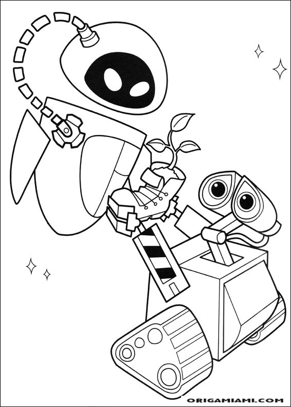 Wall e coloring page (12)