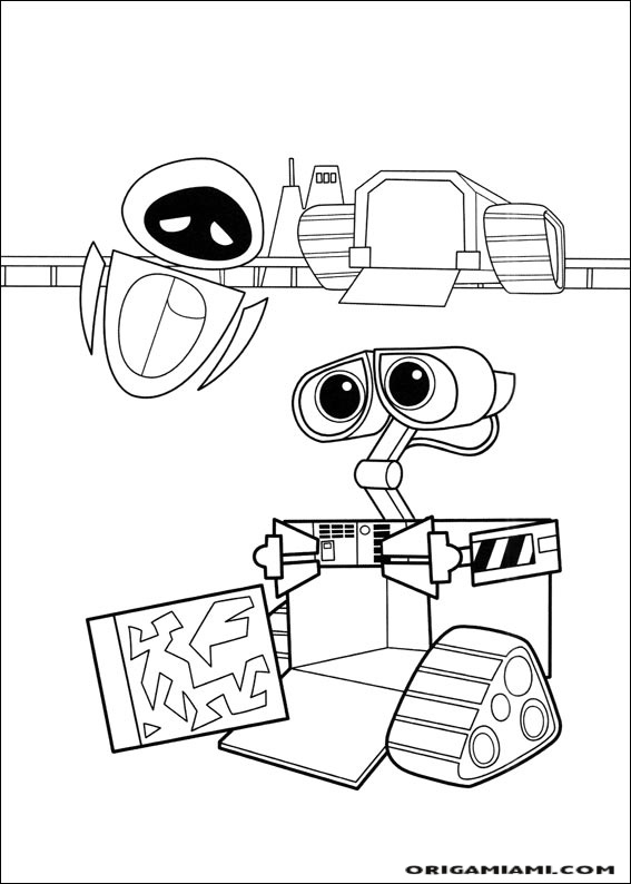 Wall e coloring page (15)