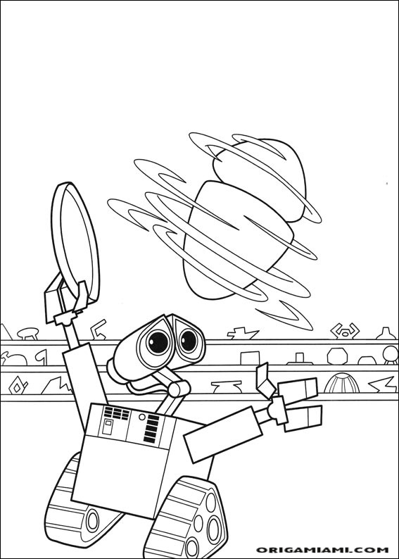 Wall e coloring page (20)