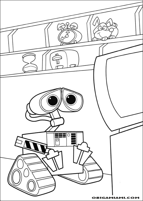 Wall e coloring page (3)