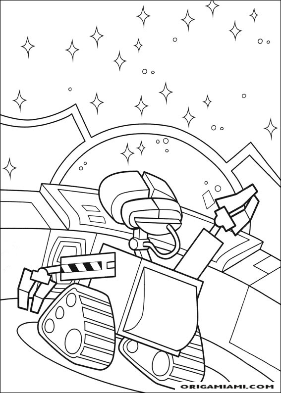 Wall e coloring page (30)