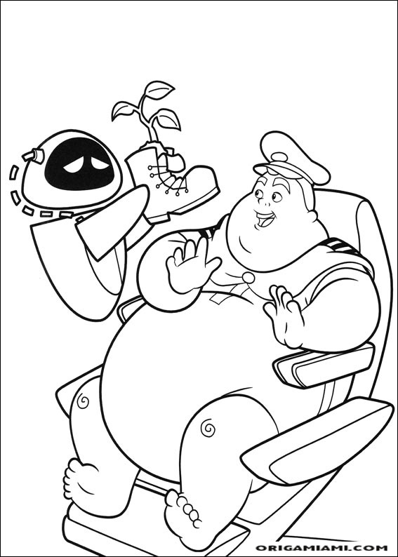 Wall e coloring page (35)