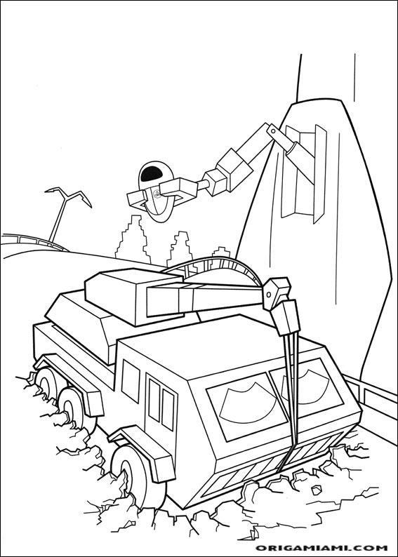 Wall e coloring page (40)