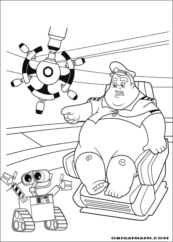 Wall e coloring page (50)