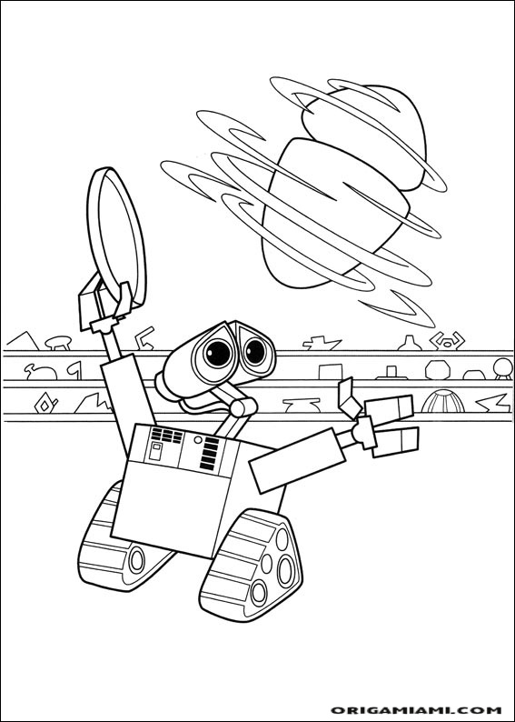 Wall e coloring page (6)