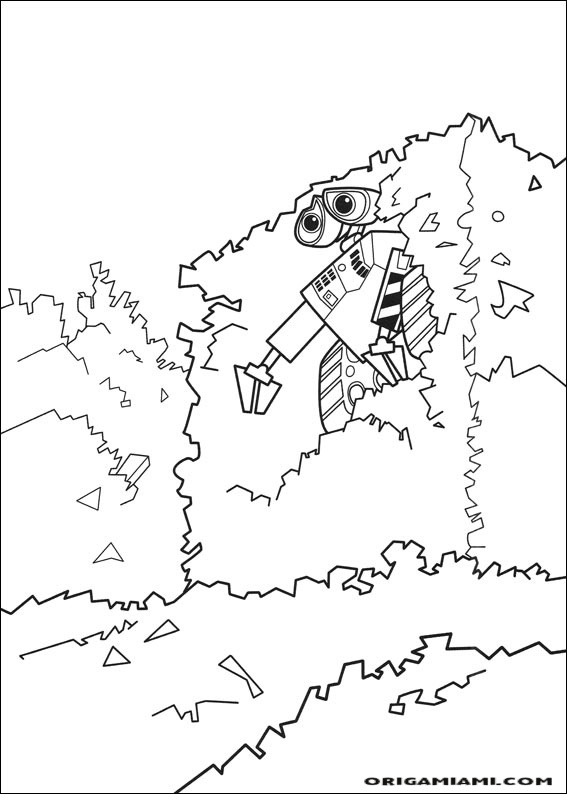 Wall e coloring page (67)