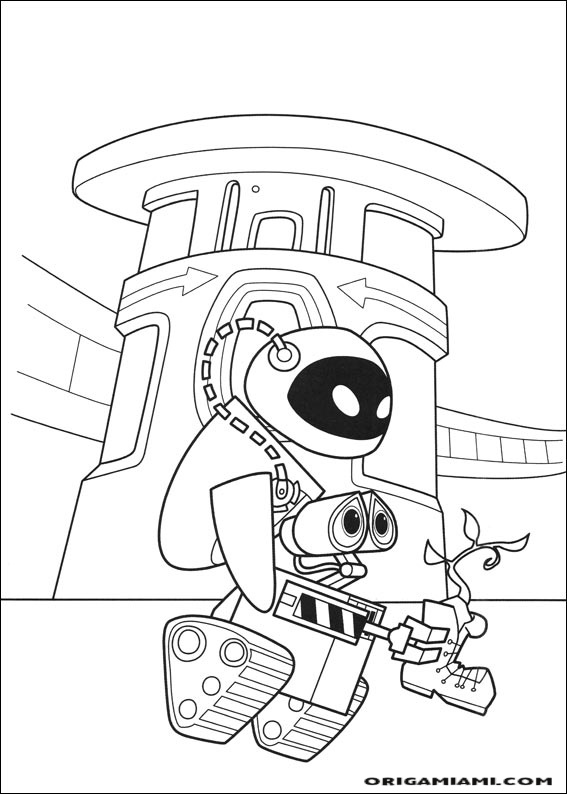 Wall e coloring page (73)