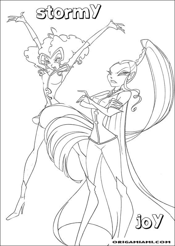 Winx club coloring page (11)